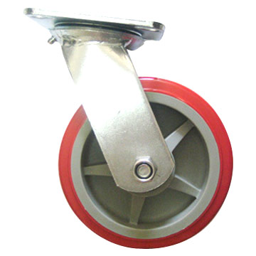 Heavy-Duty PU Swivel Caster (Heavy-Duty PU Swivel Caster)