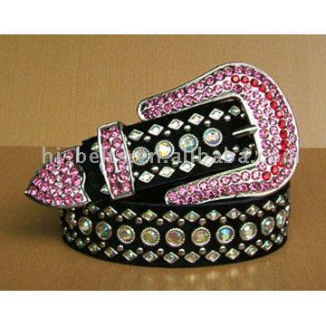  Fashion Belt with Swarovski Stone (Fashion Gürtel mit Swarovski Stein)