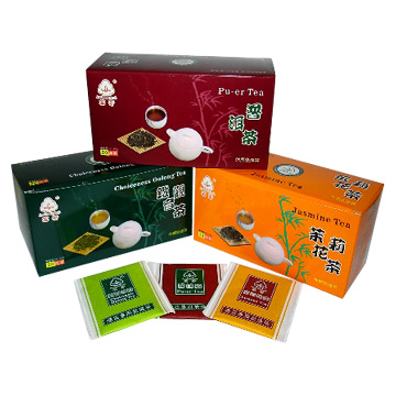  Pu-er Tea, Jasmine Tea and Choiceness Oolong Tea (Пу-эр чай, жасминовый чай и Choiceness Улун)