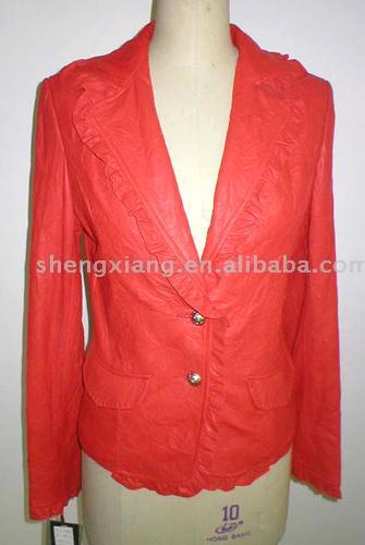  Ladies` Lamb Leather Jacket ( Ladies` Lamb Leather Jacket)