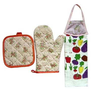  Oven Mitt, Pot Holder, Wipe Hand Towel