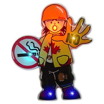  Magnetic Flashing Pin ( Magnetic Flashing Pin)