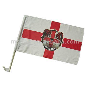  Bulldog Car Flag ( Bulldog Car Flag)