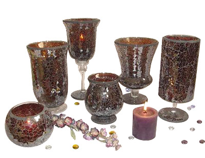  Glass Candle Holders (Стекло Подсвечники)