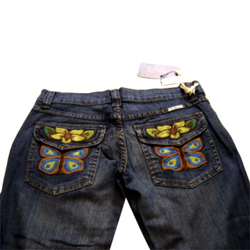  Ladies` Jeans