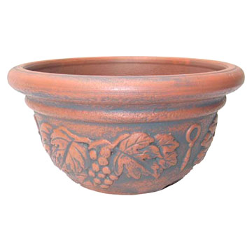  Imitation Terracotta Plastic Flowerpot (Имитация Терракотовая пластиковые Flowerpot)