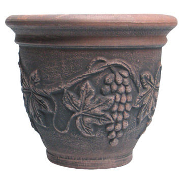  Imitation Terracotta Plastic Flowerpot (Imitation Terrakotta-Plastik Blumentopf)