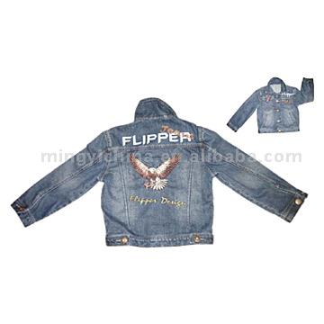  Children Denim Jackets (Дети джинсовые куртки)