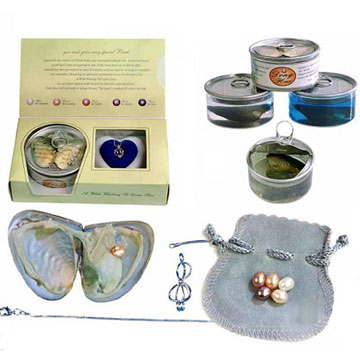  Pearl Necklace Gift Set (Жемчужное ожерелье Gift Set)