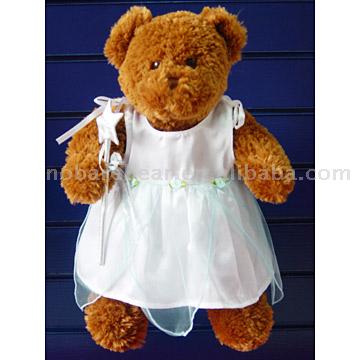  White Dress for Teddy Bear ( White Dress for Teddy Bear)