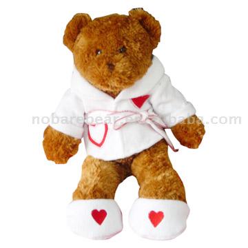  White Pajamas Outfits for Teddy Bear ( White Pajamas Outfits for Teddy Bear)