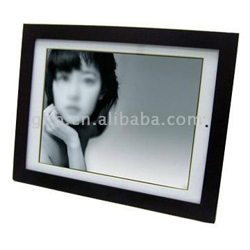  10.4" Black Wooden Digital Photo Frame