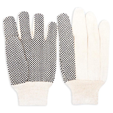  Knitted Jersey Gloves (with PVC Dots) (Трикотажное джерси перчатки (с ПВХ точками))