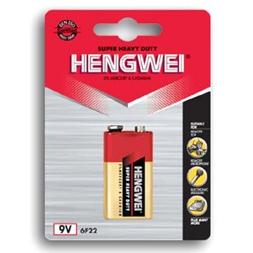  6F22 Super Heavy Duty Battery (Metallic Jacket)