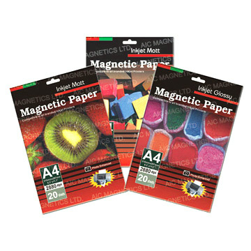 Inkjet Printable Magnetic Glossy Paper (Inkjet Printable Magnetic Glossy Paper)