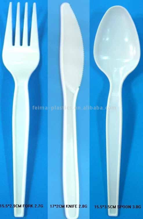  Plastic Cutlery (Пластиковые столовые приборы)