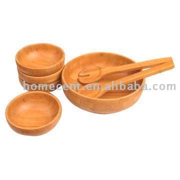  7pc Bamboo Salad Set ( 7pc Bamboo Salad Set)