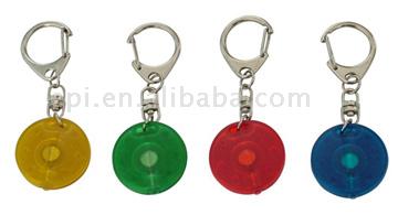 Red Lights LED-Mini-Schlüsselanhänger mit Schließe (Red Lights LED-Mini-Schlüsselanhänger mit Schließe)
