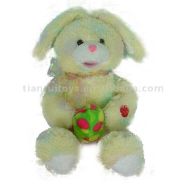  10" Singing Bunny with Egg (10 "Singing Bunny avec Oeuf)