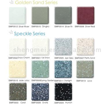  100% Acrylic Solid Surface (15 Colors) (100% acrylique Solid Surface (15 couleurs))