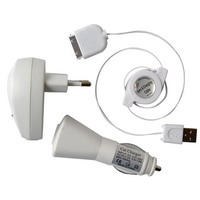 3 In 1 Charger Kit for iPod (3 En 1 Chargeur Kit pour iPod)
