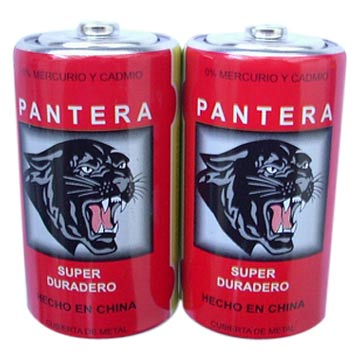  Quality R20 Metal Jacket Batteries