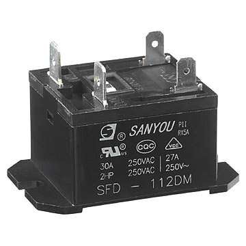  30A PC / Flange Mount Miniature Relay