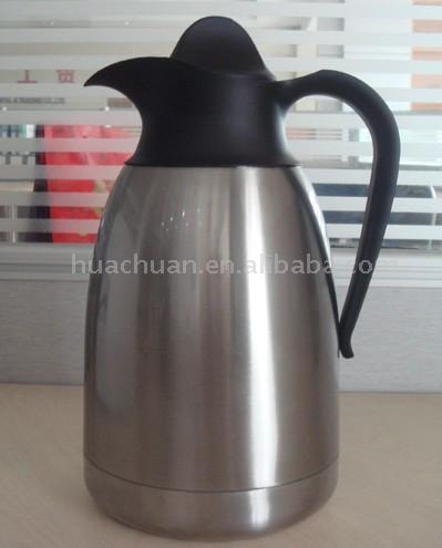  Double Wall Stainless Steel Coffee Pot with Screw Lid (New Style) (À double paroi en acier inoxydable Coffee Pot avec couvercle à visser (nouveau)