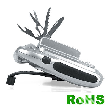  LED Flashlight with Army Knife for Camping (SB-3070) ( LED Flashlight with Army Knife for Camping (SB-3070))
