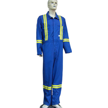  Flame Retardant 100% Cotton Coverall (Пламя Retardant 100% Хлопок Комбинезон)