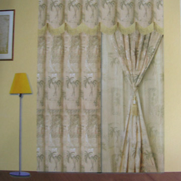  Printed Jacquard Curtain (Imprimé Jacquard Rideaux)