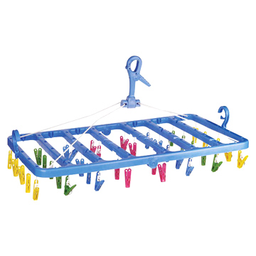  Plastic Clothes Hanger with Clips (Plastic Clothes Hanger avec des Clips)