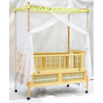 Bamboo Baby Crib (Bambou Lit bébé)