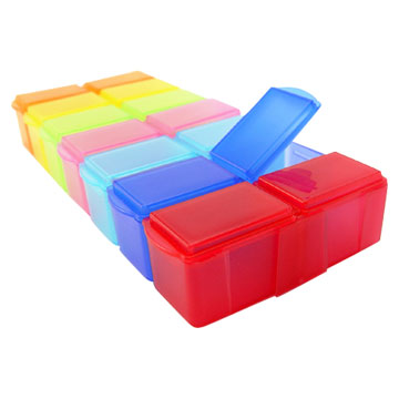  14-Compartment Pill Box (14-Fach Pillendose)