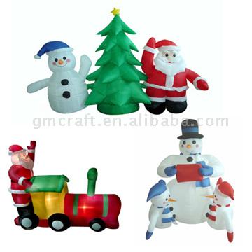  Christmas Inflatable Products (Рождественские надувные изделия)