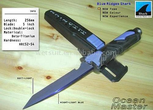  Ocean Master Titanium Dive Knife (Ocean Master Titanium Dive Knife)