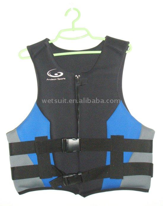  Neoprene Shell NBR Foam Buoyancy Vest PFD (Shell NBR mousse néoprène Veste de Flottaison VFI)