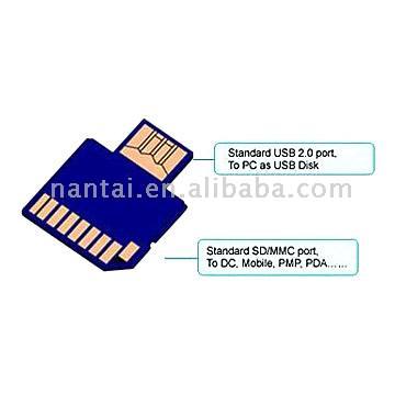  USB Flash Drive Supports MMC/SD Device ( USB Flash Drive Supports MMC/SD Device)