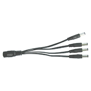  DC Jack to 4 DC Plugs (DC Jack à 4 DC jacks)