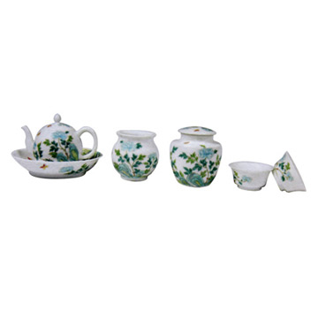  Chinese Peony Tea Set ( Chinese Peony Tea Set)