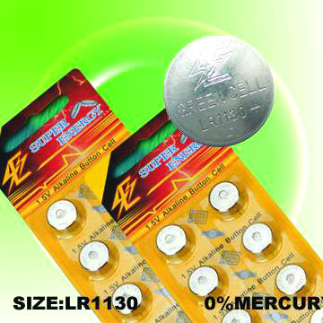  Mercury Free Alkaline Button Cell 1.5V ( Mercury Free Alkaline Button Cell 1.5V)
