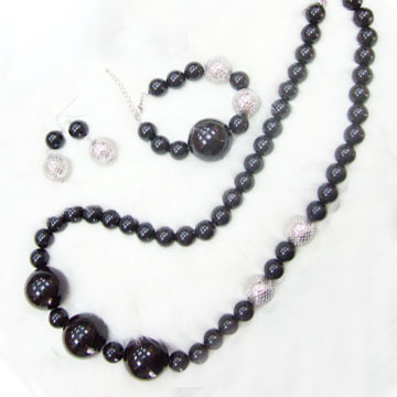  Necklace, Bracelet, and Earrings