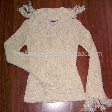  Ladies` Long Sleeve Knitted Cardigan (Ladies `Knitted Cardigan manches longues)