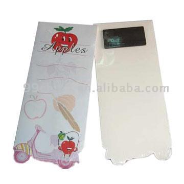  Note Pad with Magnet (Bloc-note avec aimant)