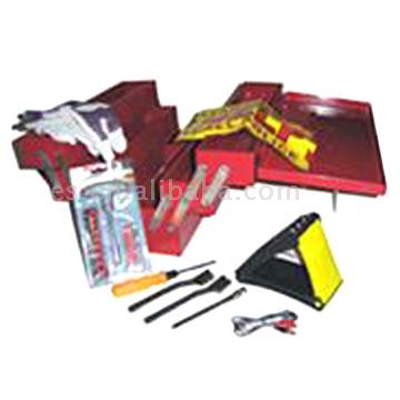  31pc Metal Tool Emergency Kit Set