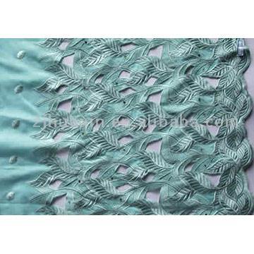  100% Cotton Embroidered Lace ()
