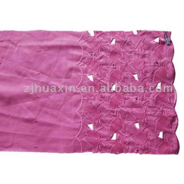 100% Cotton Embroidered Lace ()