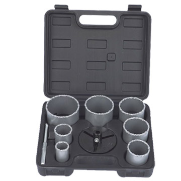  9pc Carbide Coated Hole Saw Set (9pc Carbide Coated Lochsäge Set)