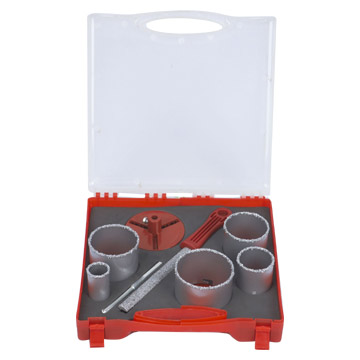  8pc Carbide Coated Hole Saw Set (8pc Carbide Coated Lochsäge Set)