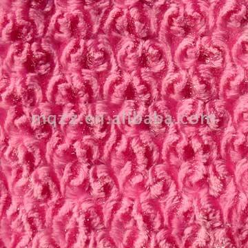  Circle Line Plush Fabric ( Circle Line Plush Fabric)